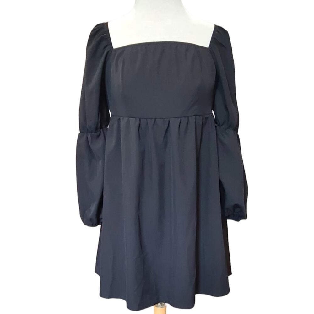 Exlura off the shoulder black dress women's XL NWT